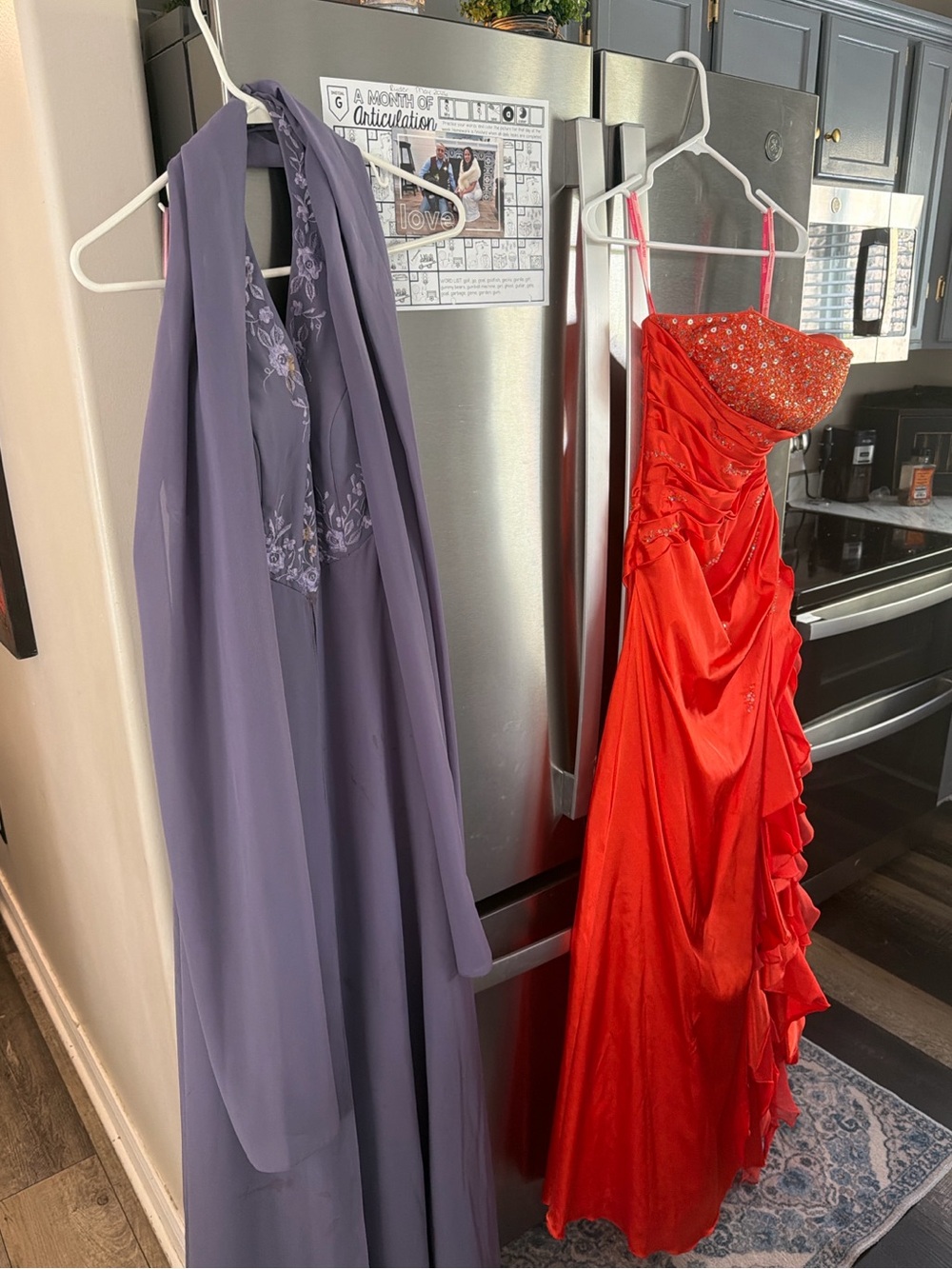 Reserved Bundle: Orange & Purple Dress
FLIRT BY MAGGIE SOTTERO ORANGE DRESS 8 🌸
